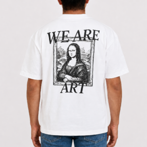 Camiseta Boxy We Are Art — Mona Lisa