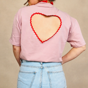 Camiseta Boxy Corazón